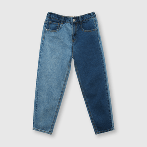 Jeans de niña mom fit light blue