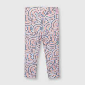 Leggings de bebé niña estampada de bebe niña estampada soft pink