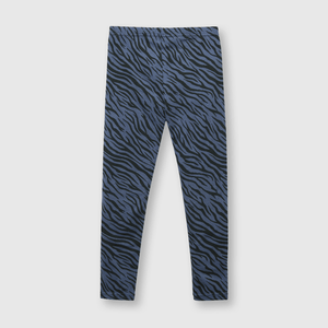 Leggings de niña estampada azulino