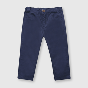 Pantalón de bebé niño clasico twill navy