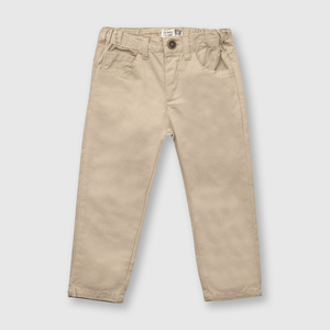 Pantalón de bebé niño clasico twill sand