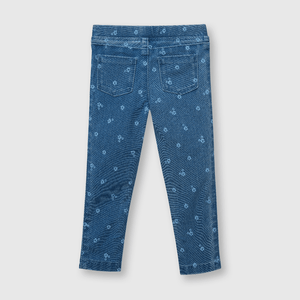 Jegging de bebé niña elasticado light denim