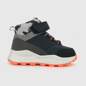 Botin para niño de niño velcro elastico hibrido azul