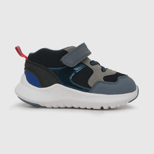 Zapatilla para niño de niño velcro elastico chunky azul