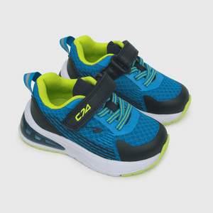 Zapatilla para niño niño velcro elástico sport azul