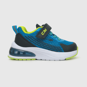 Zapatilla para niño niño velcro elástico sport azul