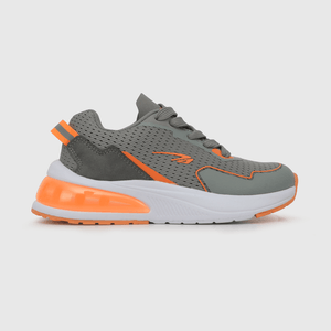 Zapatilla para niño niño velcro elástico tecnológica gris