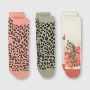 Medias de niña 3 pack off white