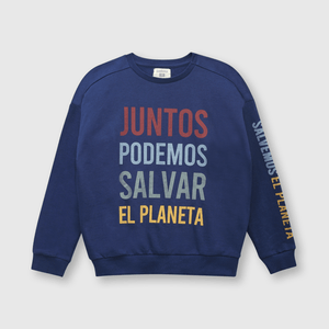 Polerón de niño reciclado blue denim