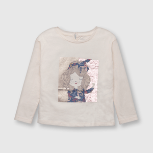 Polo de bebé niña ludica soft pink