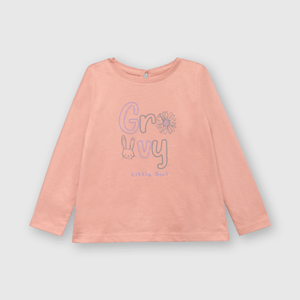 Polo de bebé niña ludica rosa viejo