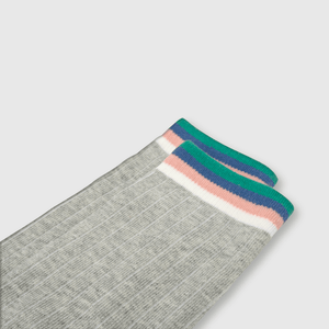 Medias de niña 2 pack Gris melange