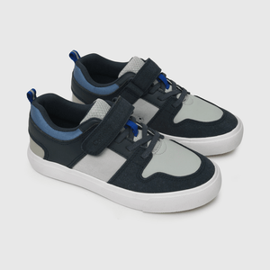 Zapatilla para niño niño velcro elástico urbana azul