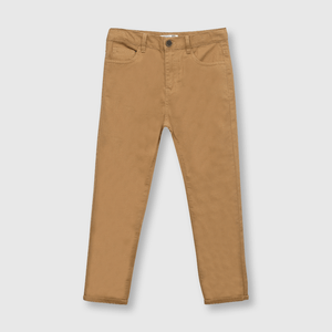 Pantalón de niño clasico de twill camel
