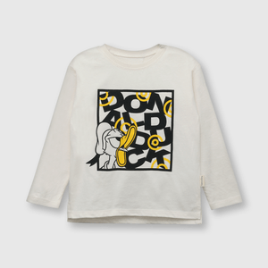 Polo de bebé niño Donald off white