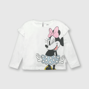 Polo de bebé niña Minnie de bebe niña Minnie off white