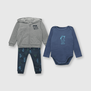 Conjunto de bebé niño ludico navy