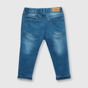 Jeans de bebé niño elasticado Denim