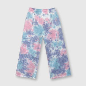 Pantalón de niña tie dyed lila