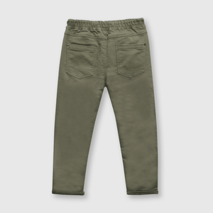 Pantalón de niño de gabardina moss