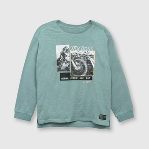Polo de niño motocross jade