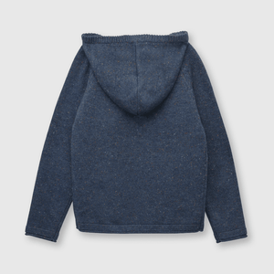 Sweater de niño jaspeado azul / blue