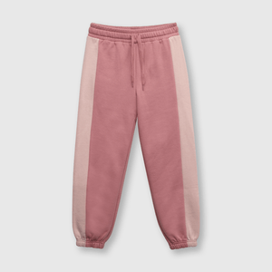 Pantalón de niña bicolor rose