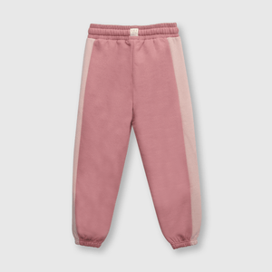 Pantalón de niña bicolor rose