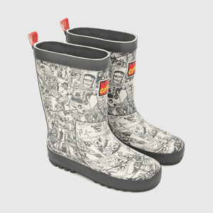 Bota para niño agua marvel comics beige