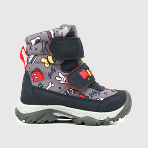 Bota para niño refugio mickey gris