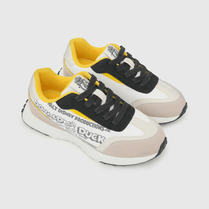 Zapatilla para niño niñ0 cordon disney 100 años beige