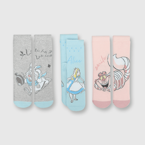 Medias de niña 3 pack Alicia pink / rosado
