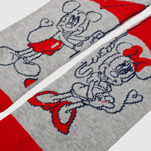 Medias de niña 3 pack Minnie y Mickey Gris melange