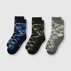Medias de niño 3 pack Gris melange