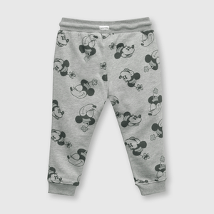 Pantalón de bebé niña Disney 100 Gris melange