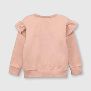 Polerón de bebé niña arcoiris de bebe niña arcoiris rosa viejo
