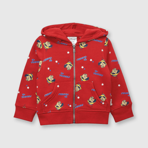 Polerón de bebé niño Pinocchio red / rojo