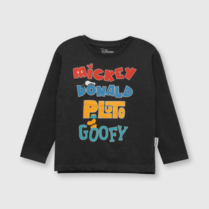 Polo de bebé niño Mickey y sus amigos marengo