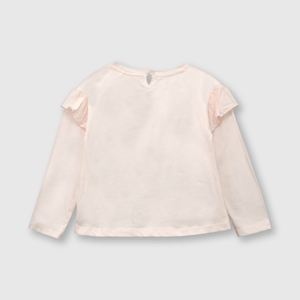 Polo de bebé niña combie soft pink