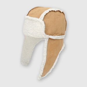 Gorro baby de bebé niño con chiporro cafe / brown