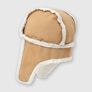 Gorro baby de bebé niño con chiporro cafe / brown