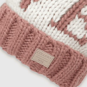 Gorro de niña de lana pink / rosado