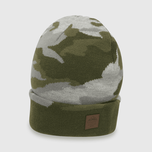Gorro de niño de lana camuflado green / verde