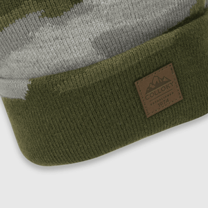 Gorro de niño de lana camuflado green / verde