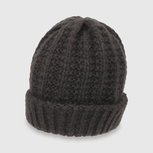 Gorro de niño de lana marengo