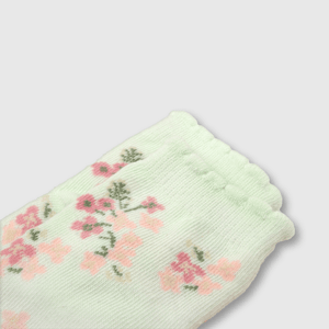 Medias de bebé niña 3 pack menta