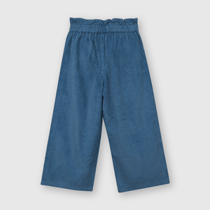 Pantalón de niña ancho petroleo