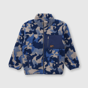 Chaqueta de niño chiporro camuflado cemento