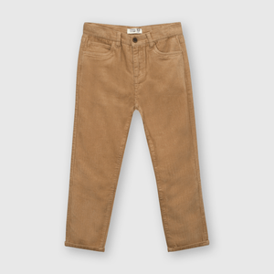 Pantalón de niño de cotele taupe