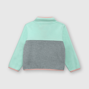 Polerón de bebé niña polar fleece aqua